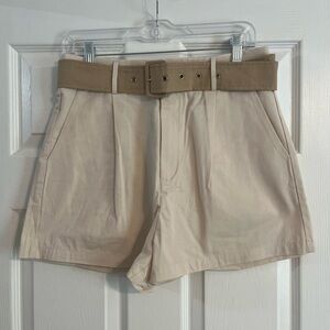 NWT Cider Women's Tan Shorts with Belt